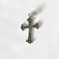 Classic silver cross pendant with smooth, refined surface