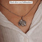 Boho Leaf Hathi Silver Pendant