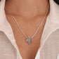 Invisible Hook Maple Silver Pendant for Sleek and Minimalist Look