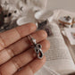 Intricate snake serpent silver pendant design