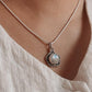 Moonstone Flower Sterling Silver Pendant