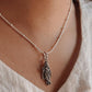 Handcrafted Krishna Standing Silver Pendant