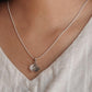 Elegant Lotus Plain Silver Pendant for Timeless Fashion