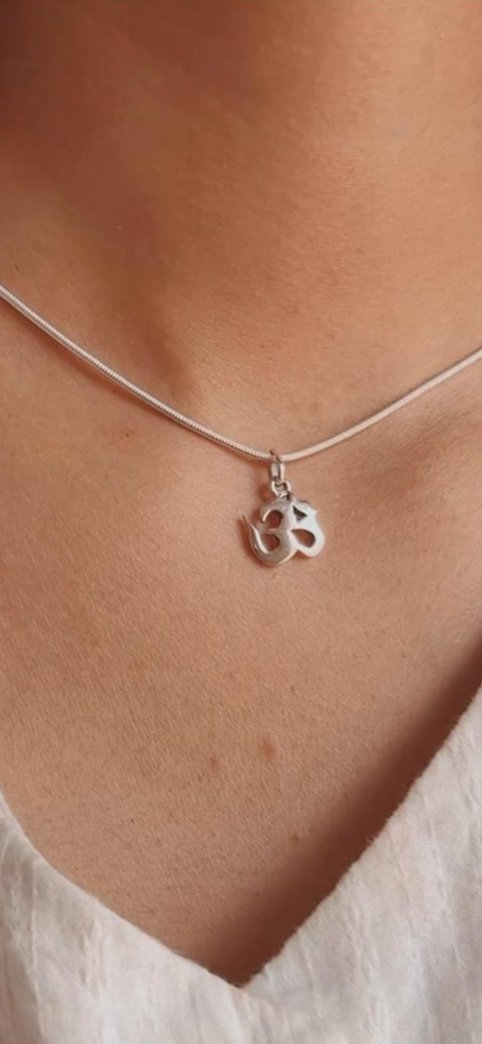 Sterling Silver Om Aum Pendant