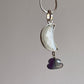 Moonstone Moon Fluorite Cloud Silver Pendant
