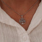 Unique Tree of Life pendant in pure silver