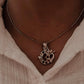 Navratan Silver Pendant Featuring Om Aum Design