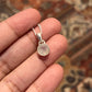 Sterling Silver Round Moonstone Pendant