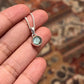 Labradorite Round Cut Silver Pendant with Elegant Design