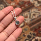Labradorite Round Cut Silver Pendant for Modern Style