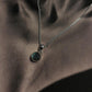Round Cut Labradorite Gemstone Silver Pendant