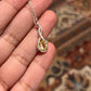 Citrine cross solitaire silver pendant with delicate chain