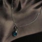 Labradorite Pear Cut Silver Pendant for Unique Style