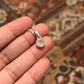 Moonstone Round Pendant in Silver for Timeless Style