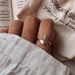 Single Leafy Adjustable 925 Sterling Silver Ring