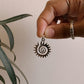 925 sterling silver spiral sun pendant handcrafted jewelry  