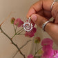 Symbolic spiral sun pendant 925 sterling silver necklace