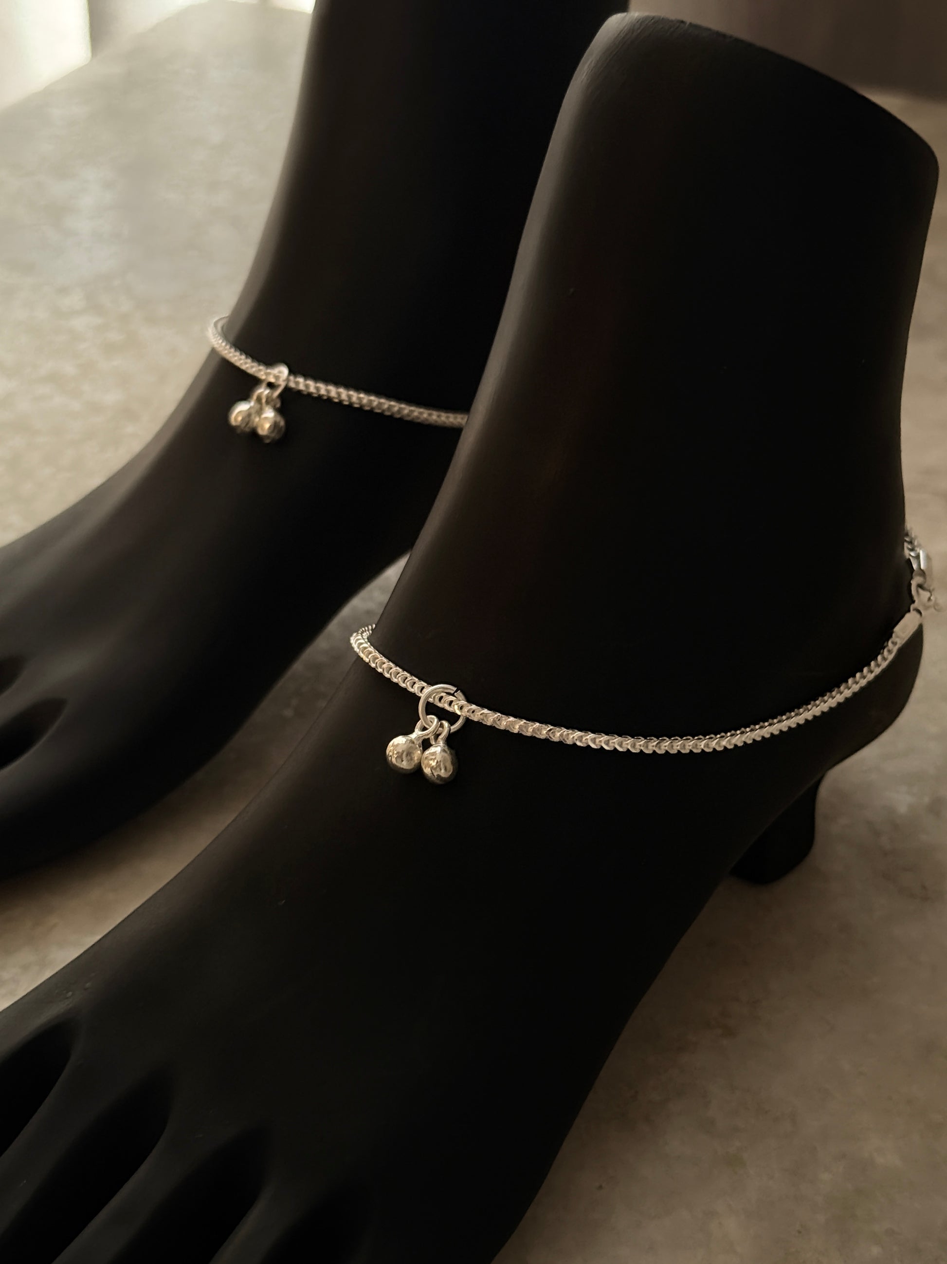 Fox Tail Chain Daily Wear Pure 925 Sterling Silver Anklet  