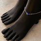 Cable Dot Evil Eye Chain Handcrafted 925 Sterling Silver Anklet  