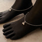 Shiny Dot Pure 925 Sterling Silver Anklet  
