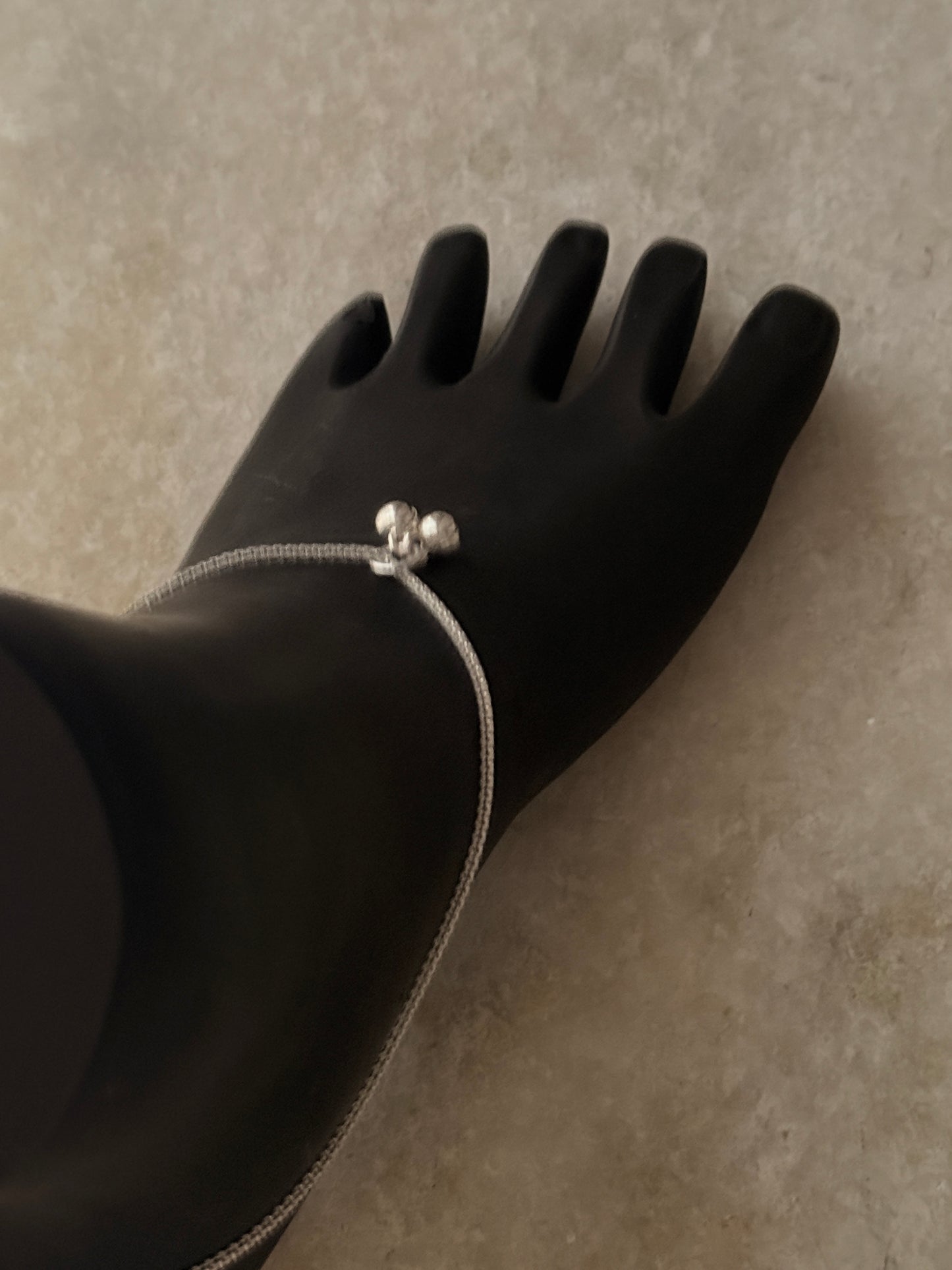 Minimalist 925 silver anklet for everyday wear