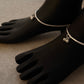 Durable thick silver snake chain anklet for women  