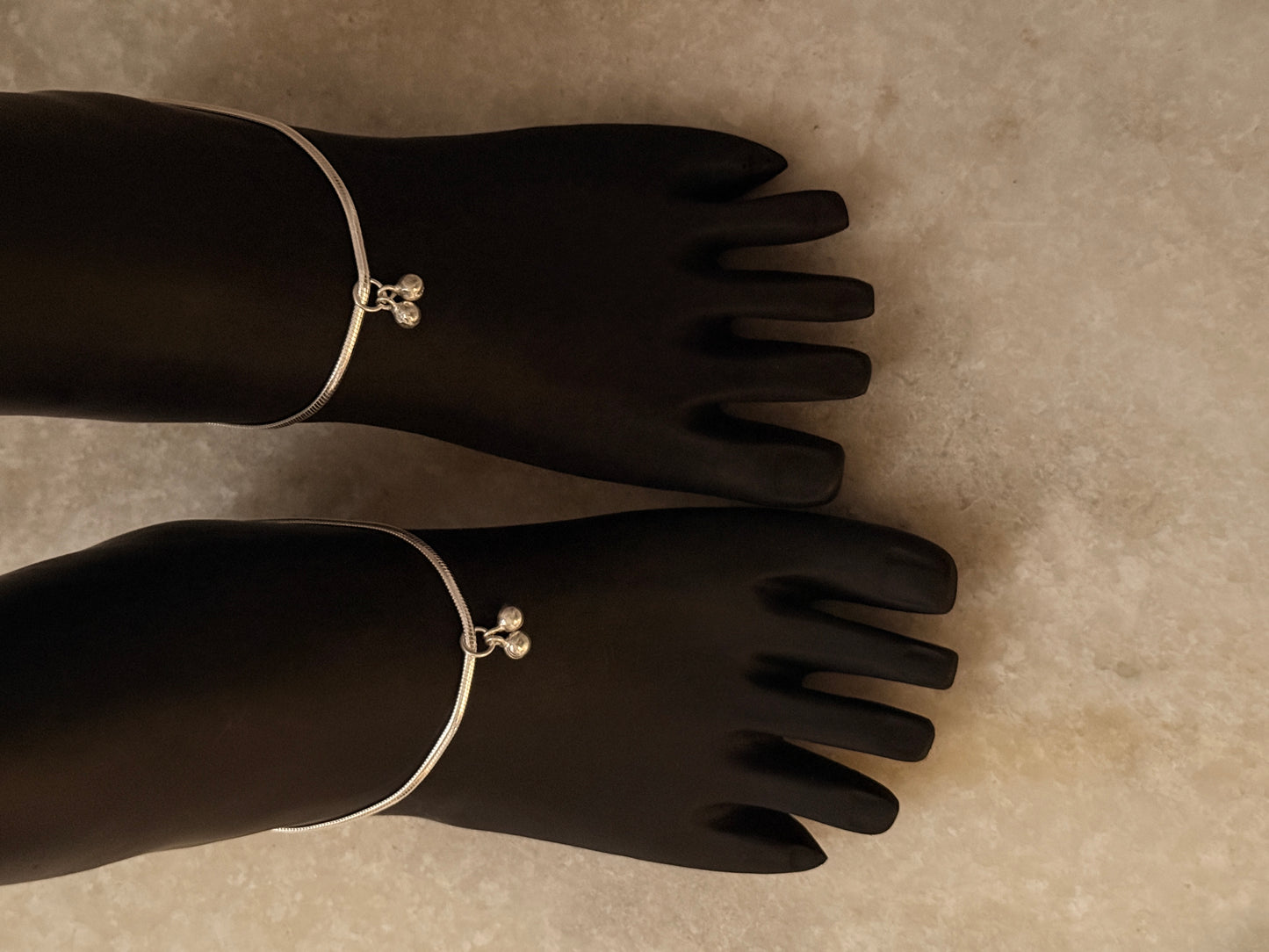 Chunky Flat Snake Chain 925 Sterling Silver Daily Wear Anklet  