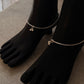 Chunky 925 silver anklet for everyday wear