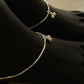 Chunky Large Box Chain 925 Sterling Silver Daily Wear Anklet  