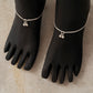 Thin Flat Double Box Chain 925 Sterling Silver Daily Wear Anklet  