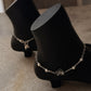 Timeless lotus charm anklet for spiritual and elegant style