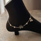 Divine Lotus 925 Sterling Silver Anklet  