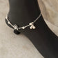 Symbolic lotus flower anklet representing purity and grace  