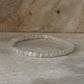Selenite Natural Crystal Bracelet 4MM for energy cleansing  