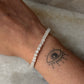 White Selenite Natural Gemstone Bracelet for positivity