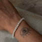 Handmade 4MM Selenite Stone Bracelet for spiritual healing  