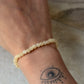 Yellow Calcite Beaded Bracelet for cleansing and vitality