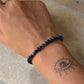 Polished Lapis Lazuli Crystal Bracelet for inner peace  