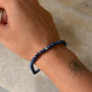 Lapis Lazuli Beaded Bracelet for confidence and insight