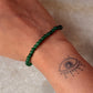 4MM Dark Green Aventurine Healing Crystal Beaded Bracelet