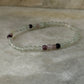 Fluorite Natural Crystal Bracelet 4MM for focus and clarity  