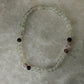Polished Fluorite Crystal Bracelet for mental clarity  