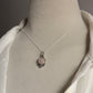 Rose Quartz Boho Round 925 Sterling Silver Pendant