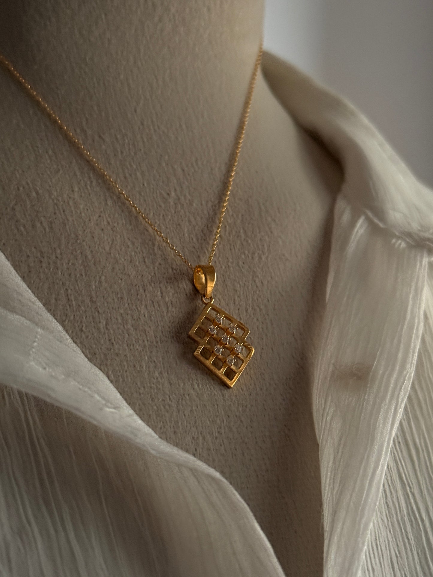 Karma Gold Plated Silver 925 Sterling Silver Pendant