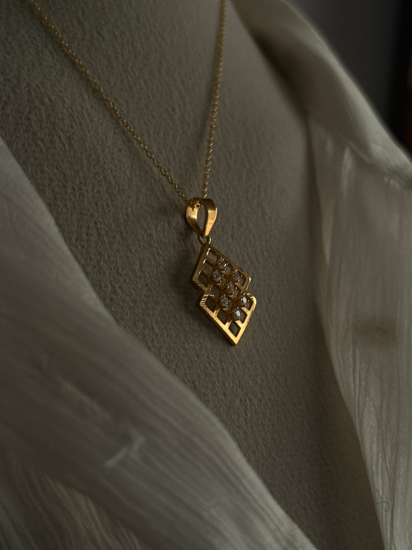 Karma Gold Plated Silver 925 Sterling Silver Pendant