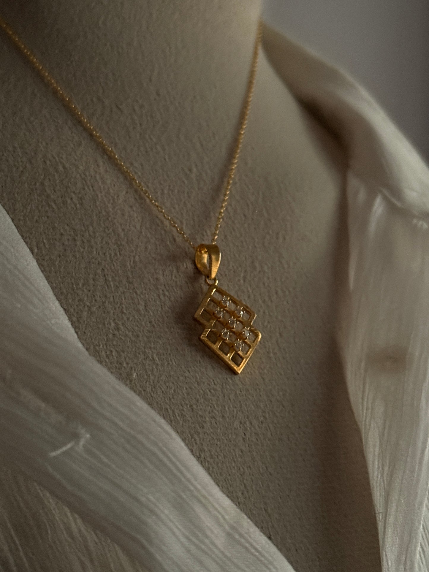 Karma Gold Plated Silver 925 Sterling Silver Pendant