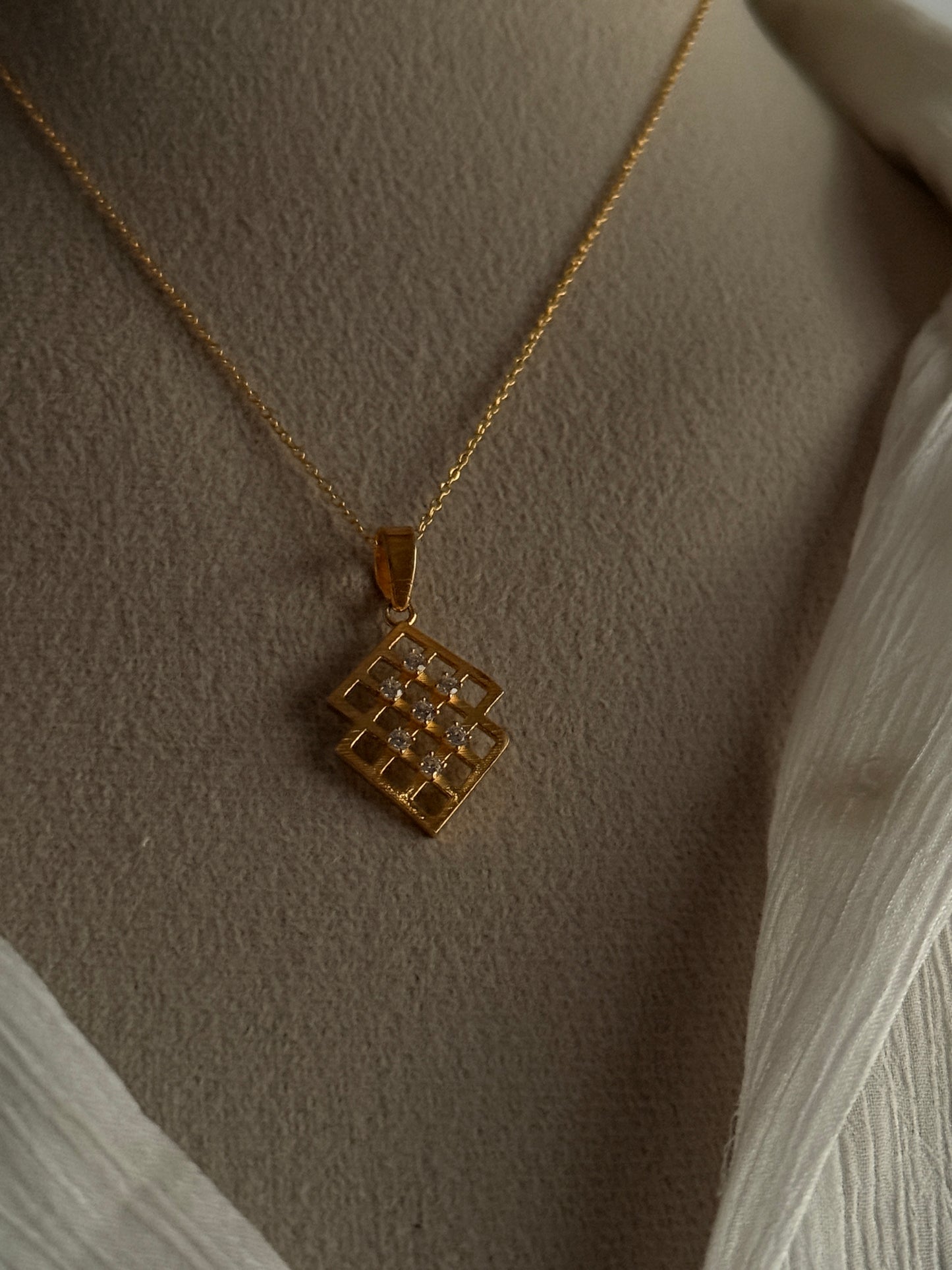 Karma Gold Plated Silver 925 Sterling Silver Pendant