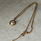 handcrafted gold plated pearl necklace in 925 sterling silver