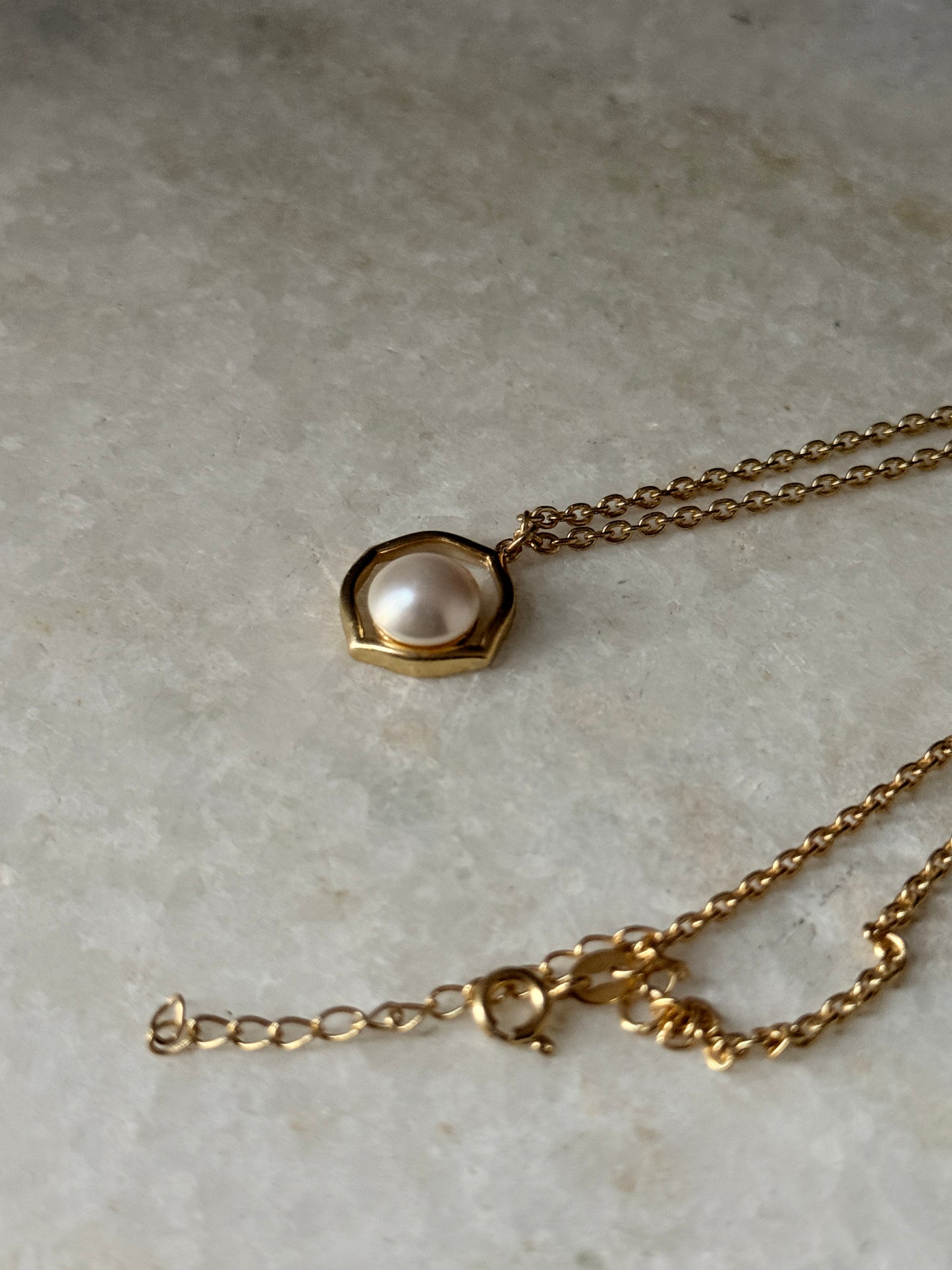 natural pearl necklace gold plated 925 sterling silver jewelry  