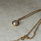 elegant 925 sterling silver gold plated pearl necklace